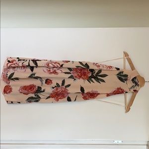 Light pink floral dress